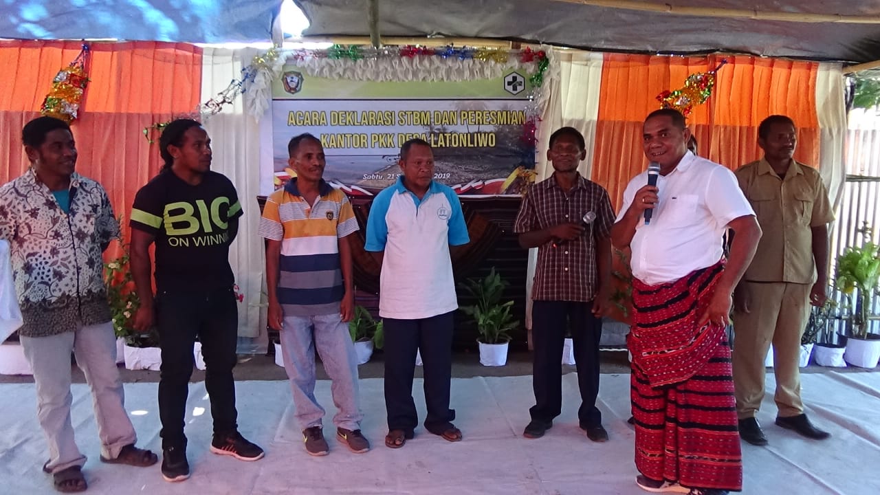  Desa Latonliwo Satu, Kecamatan Tanjung Bunga terpilih jadi model  program Sanitasi Total Berbasis Masyarakat (STBM).