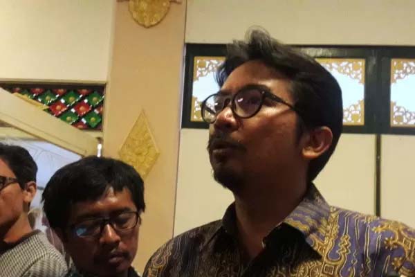 Penghageng Kawedanan Hageng Punakawan Kridhamardawa Keraton Ngayogyakarta KPH Notonegoro di Bale Raos, Kompleks Keraton Yogyakarta, Kamis (3