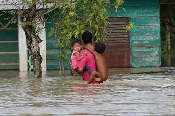 Ratusan Rumah di Nagan Raya Terendam Banjir.