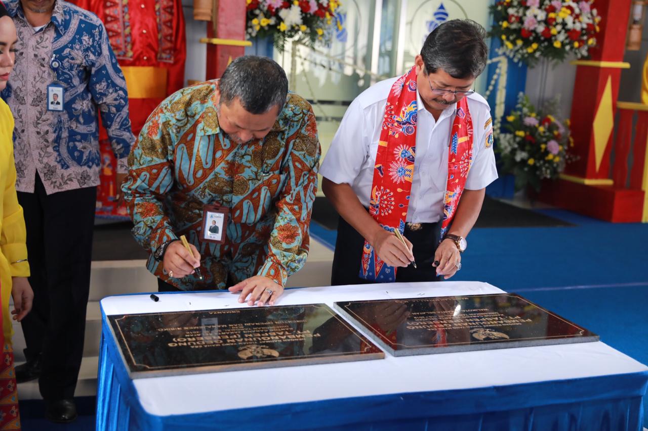 Acara peresmian  gedung baru Kantor Taspen Cabang Jakarta Selatan.