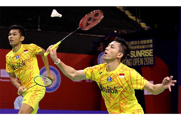 Ganda putra Indonesia Fajar Alfi an/Muhammad Rian Ardianto