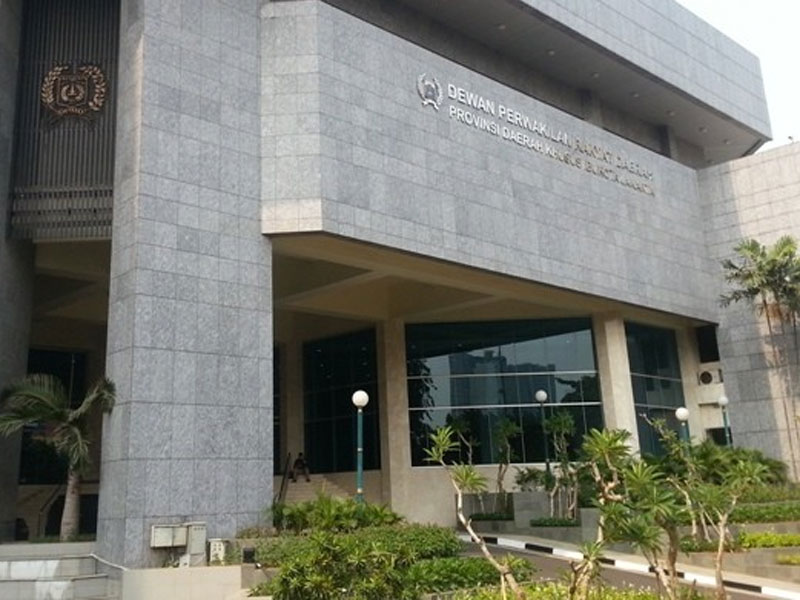 Gedung DPRD DKI Jakarta.