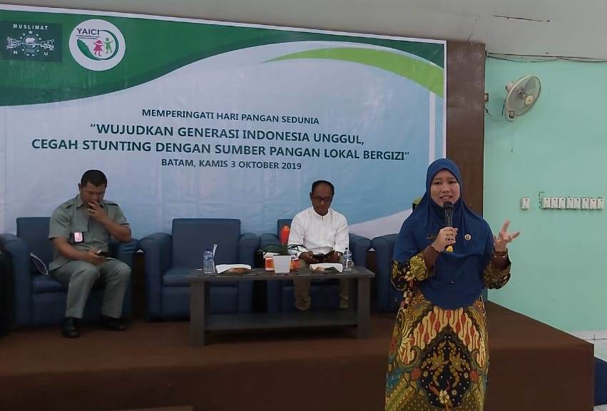 Kepala Seksi Kesehatan Keluarga dan Gizi Masyarakat, Dinas Kesehatan Provinsi Kepri, Aniesaputri Junita, SKM, MPH.