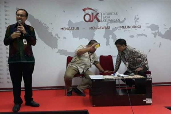 Ketua Satgas Waspada Investasi OJK Tongam L Tobing