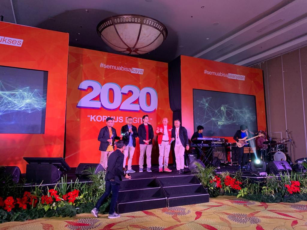 Peluncuran aplikasi Kopnus Digi yang merupakan platform digital koperasi di Jakarta, Selasa (29/10). 