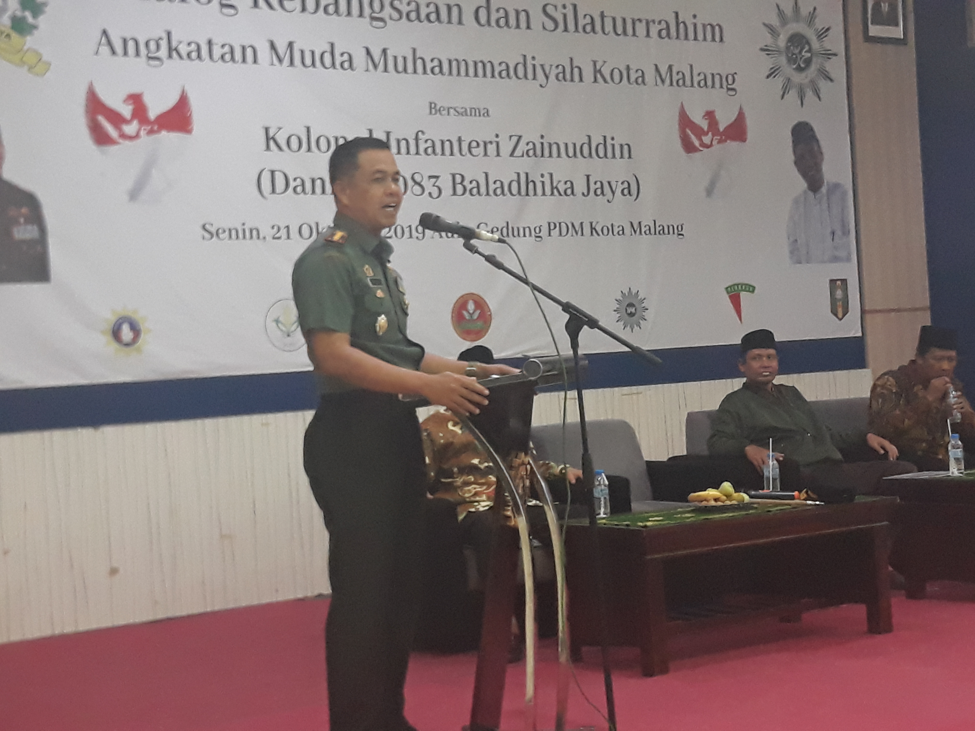 Komandan Komando Resor Militer 083/Baladhika Jaya Kolonel Inf Zainuddin. 