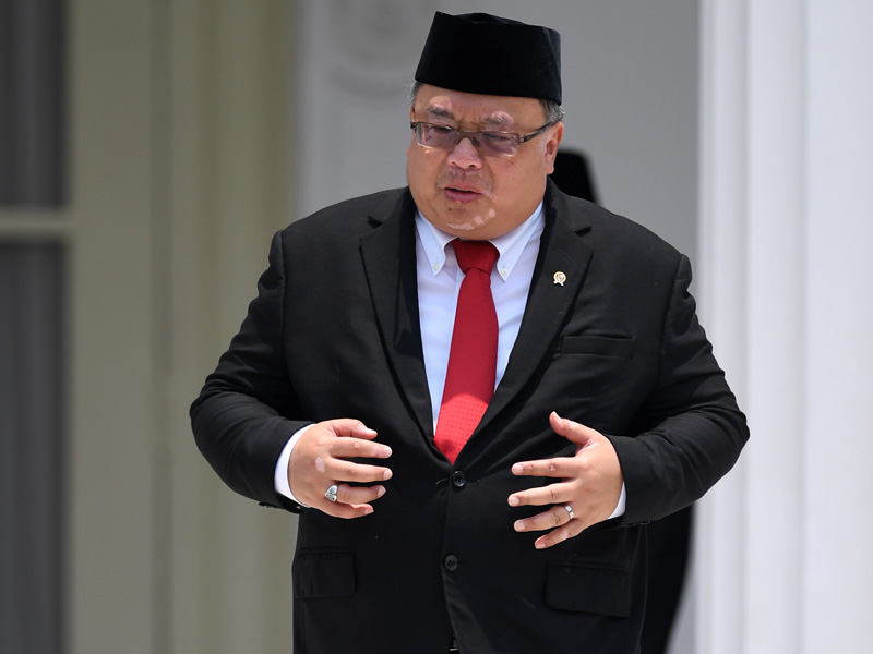 Bambang Brodjonegoro usai dilantik sebagai Menristek