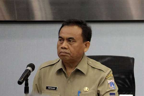 Sekretaris Daerah Pemerintah Provinsi DKI Jakarta Saefullah 