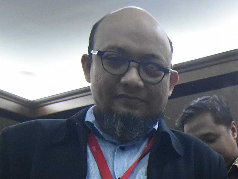 Penyidik KPK Novel Baswedan.