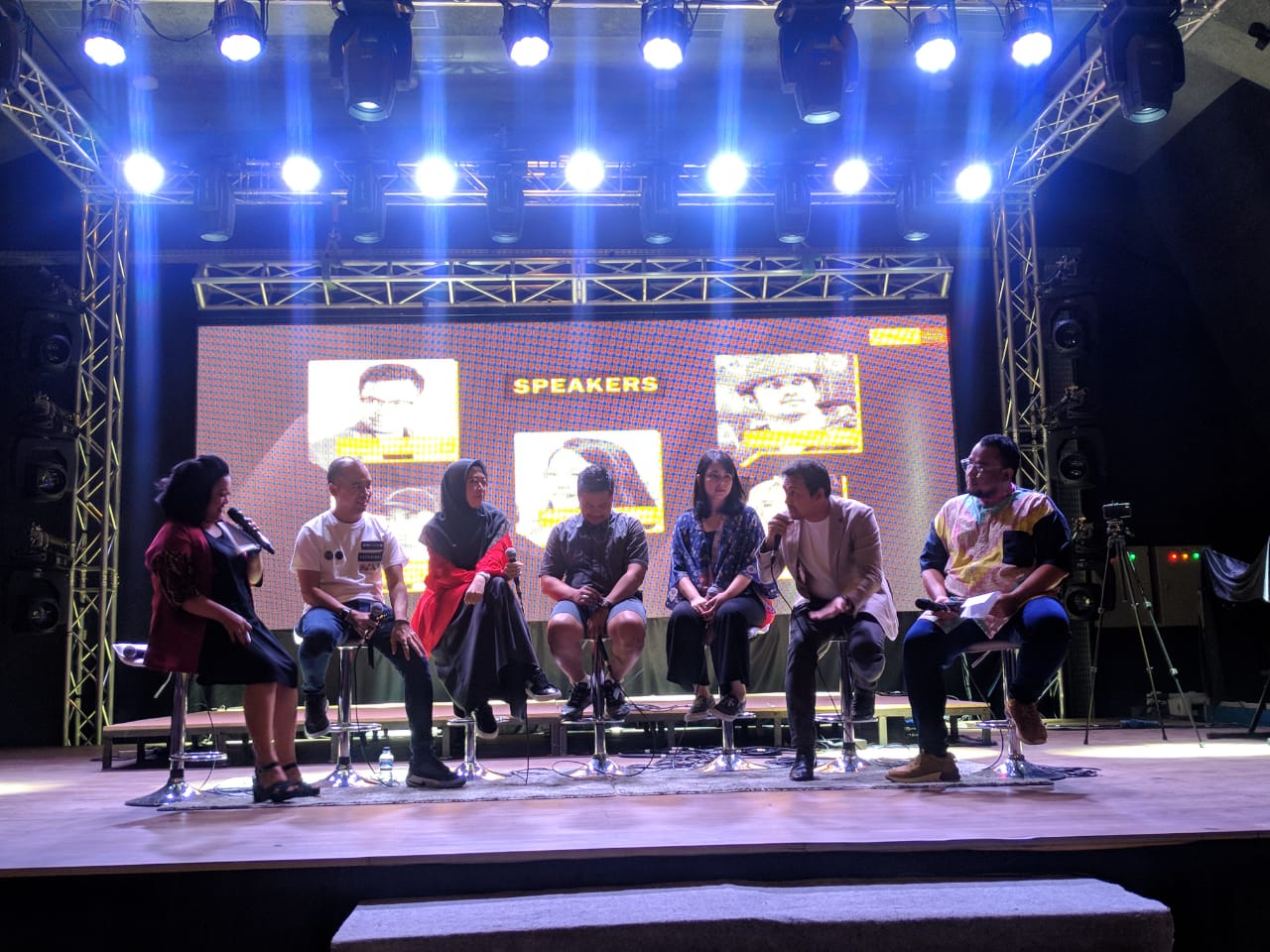 Acara jumpa pers yang digelar DBS di Jakarta, Sabtu (5/10).