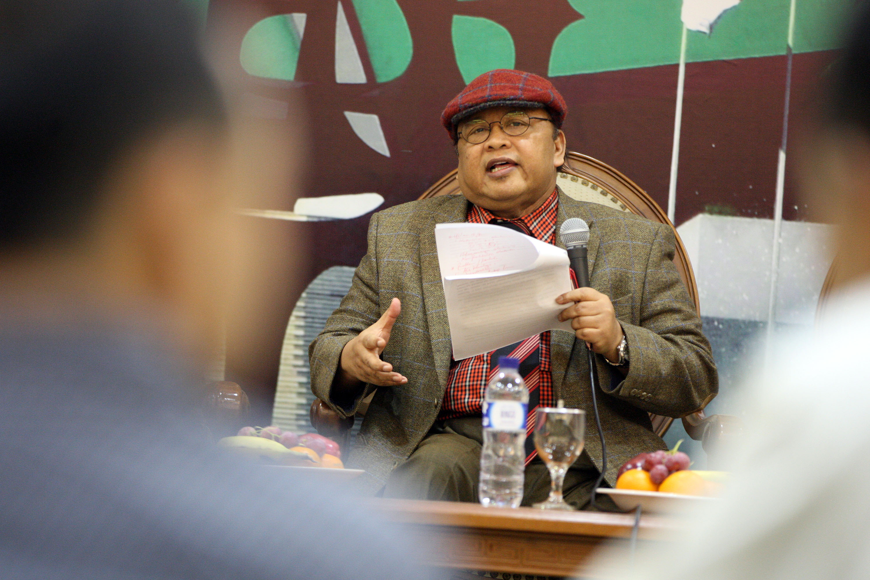 Pengajar di President University Muhammad AS Hikam  