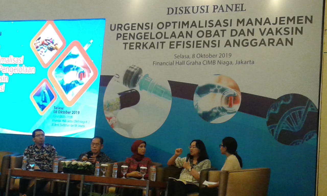 Diskusi Urgensi Optimalisasi Manajemen Pengelolaan Obat dan Vaksin Terkait Efisiensi Anggaran 2019