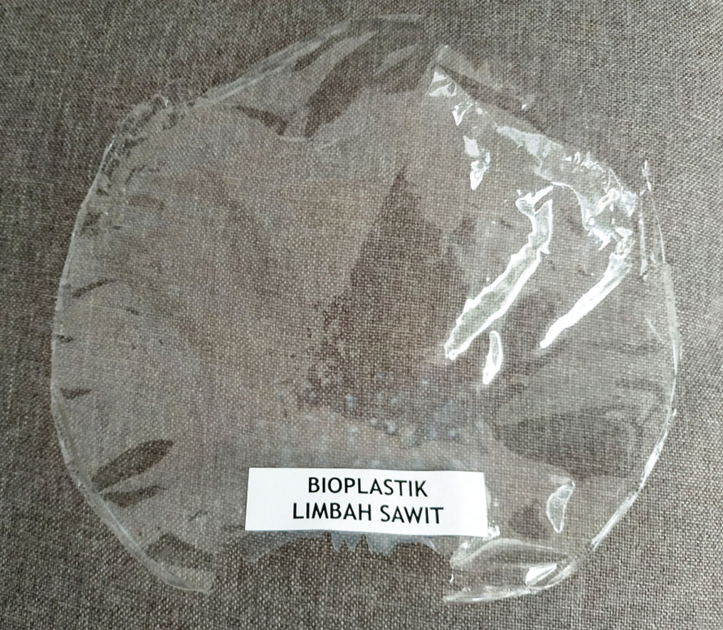 Bioplastik itu dibuat dari limbah tandan kosong kelapa sawit 