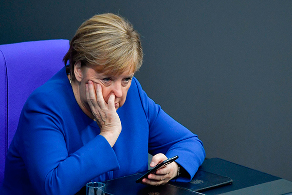 Kanselir Jerman Barat Angela Merkel 