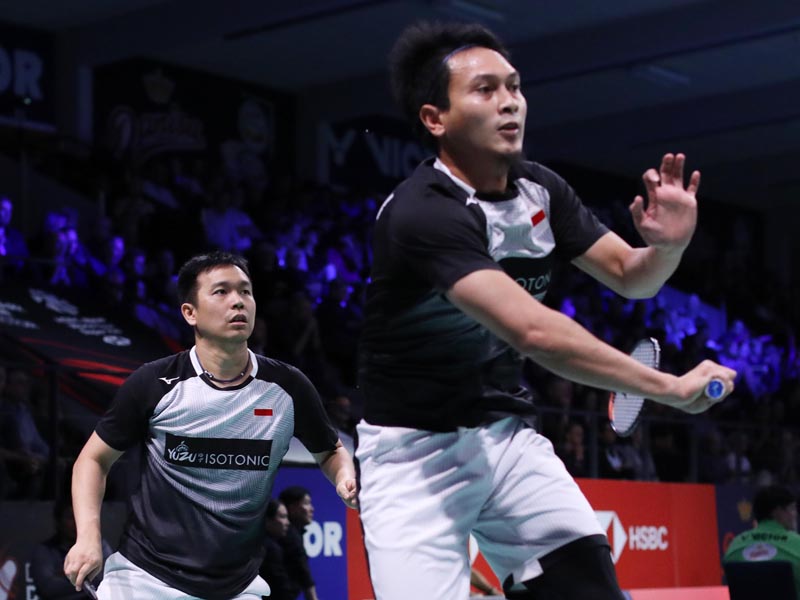 Ganda putra Hendra Setiawan/Mohammad Ahsan