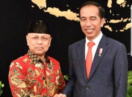 Ketua Umum Relawan Jokowi (reJo) HM Darmizal bersama Presiden Jokowi.