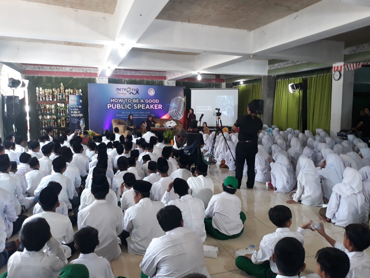 pelatihan jurnalistik di Pondok Pesantren Ummul Quro