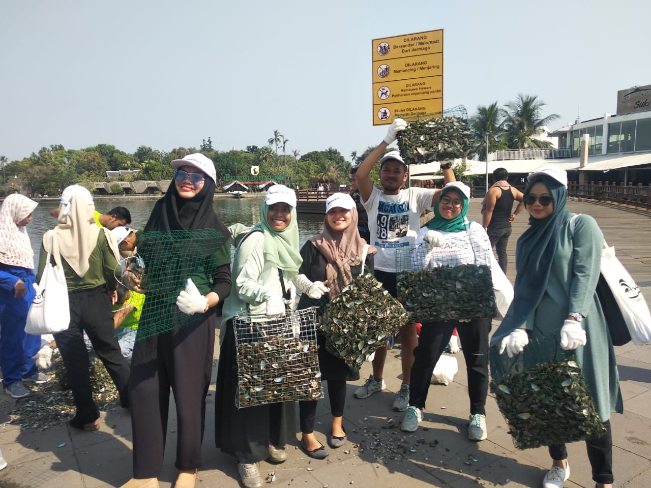 Penaburan kerang hijau di Teluk Jakarta sebagai upaya memperbaiki kualitas air laut