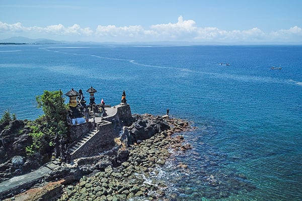 Salah satu destinasi wisata di Lombok
