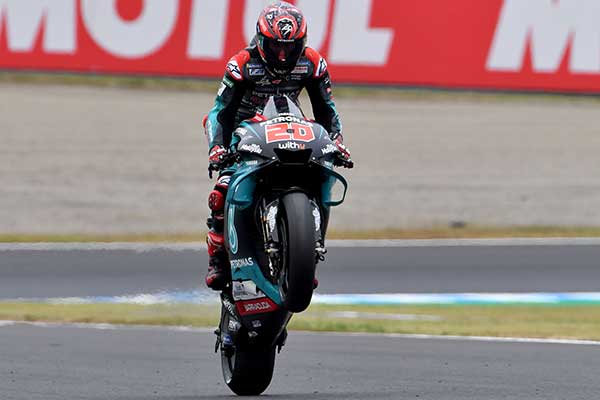 Pembalap Petronas Yamaha SRT, Fabio Quartararo