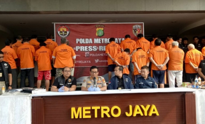 Gelar perkara 22 tersangka yang merencanakan kerusuhan menjelang pelantikan presiden pada 20 Oktober 2019