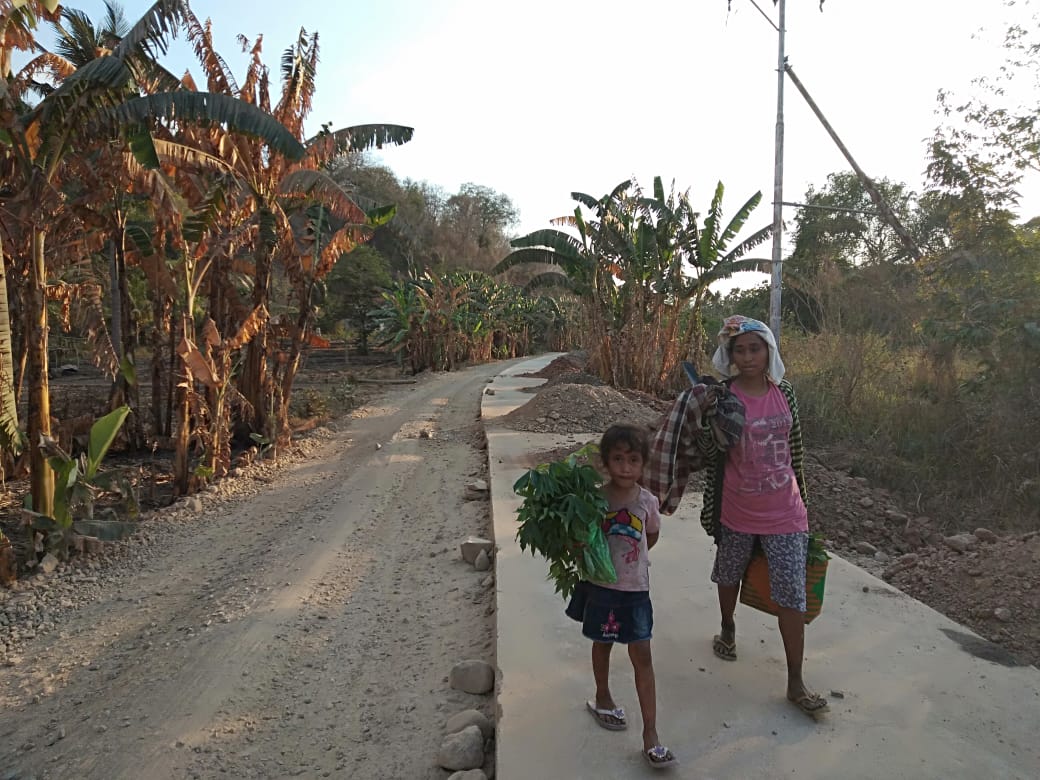 Kondisi Lembata yang sudah mulai diguyur hujan