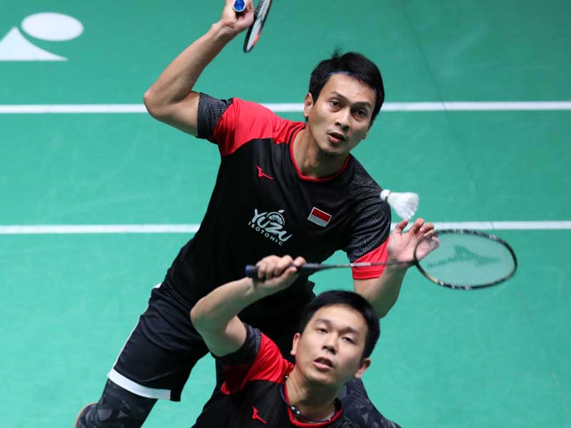 Ganda putra Hendra Setiawan/Mohammad Ahsan