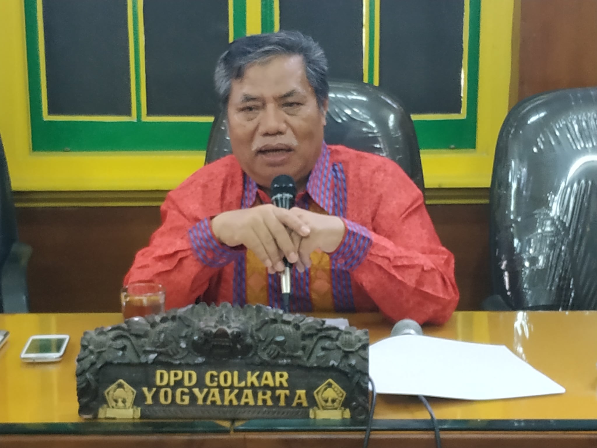 Wakil Ketua DPD I Golkar DIY AR Simatupang menegaskan tidak ada musdalub Partai Golkar. 