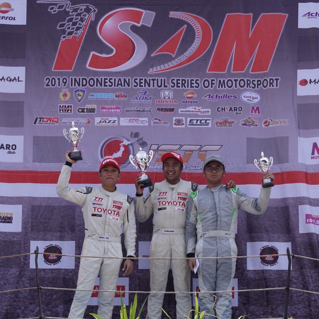 Haridarma Manoppo dan Demas Agil puncaki podium 1 dan 2 di kelas P2 ajang JSTC seri ke-5.