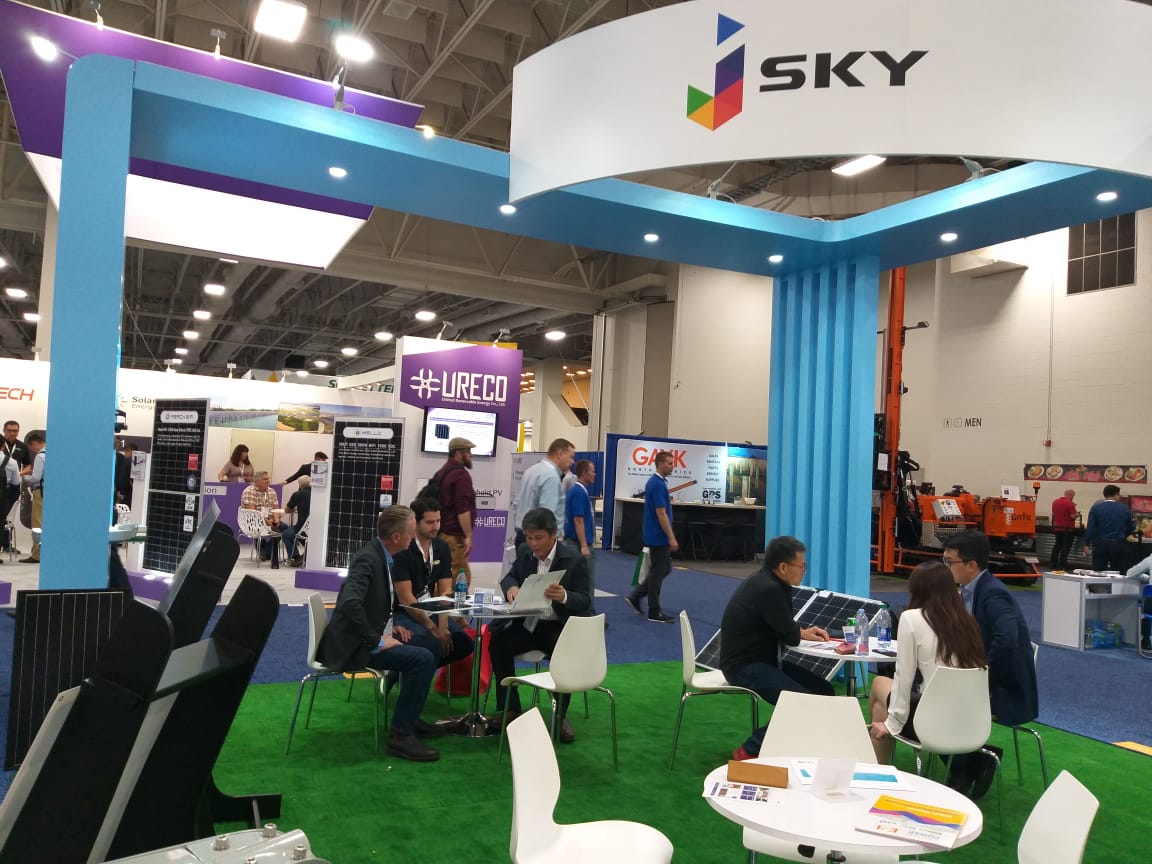 T Sky Energy Indonesia, Tbk (JSKY) ikuti Solar Power International Exhibition 2019 di Salt Palace Convention Center, Salt Lake, AS.