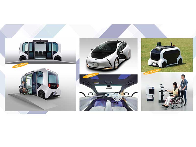 TOYOTA Motor Corporation, pabrikan kendaraan merek Toyota,  memperkenalkan kendaraan masa depan pada acara Tokyo Motor Show 2019