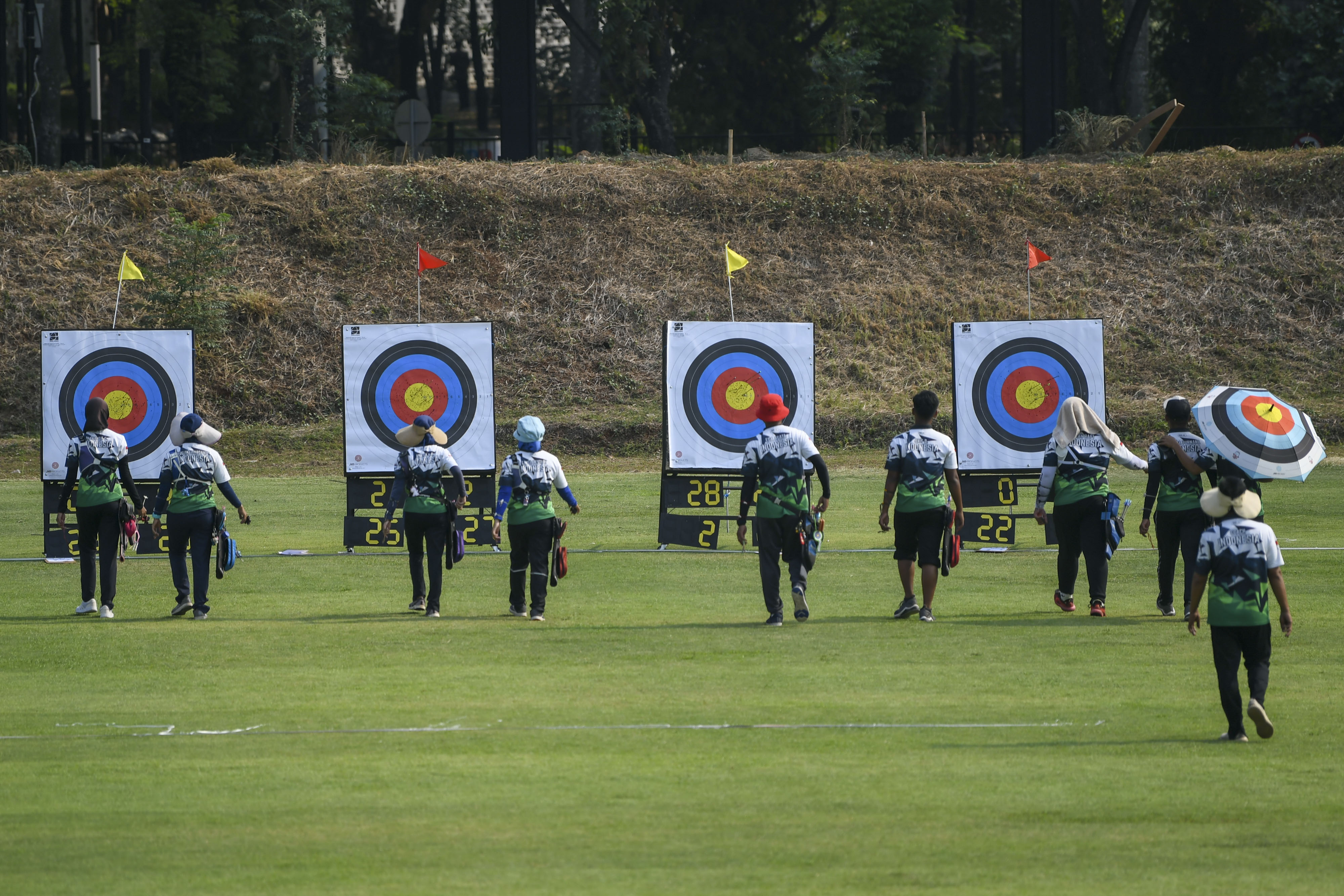 Atlet panahan Indonesia berlatih jelang SEA Games 2019 Filipina