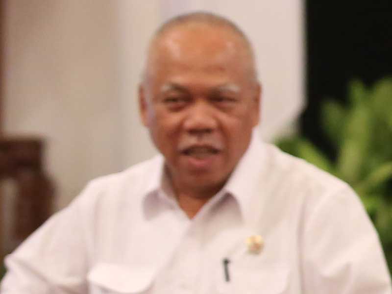 Menteri Pekerjaan Umum dan Perumahan Rakyat (PUPR) Basuki Hadimuljono.