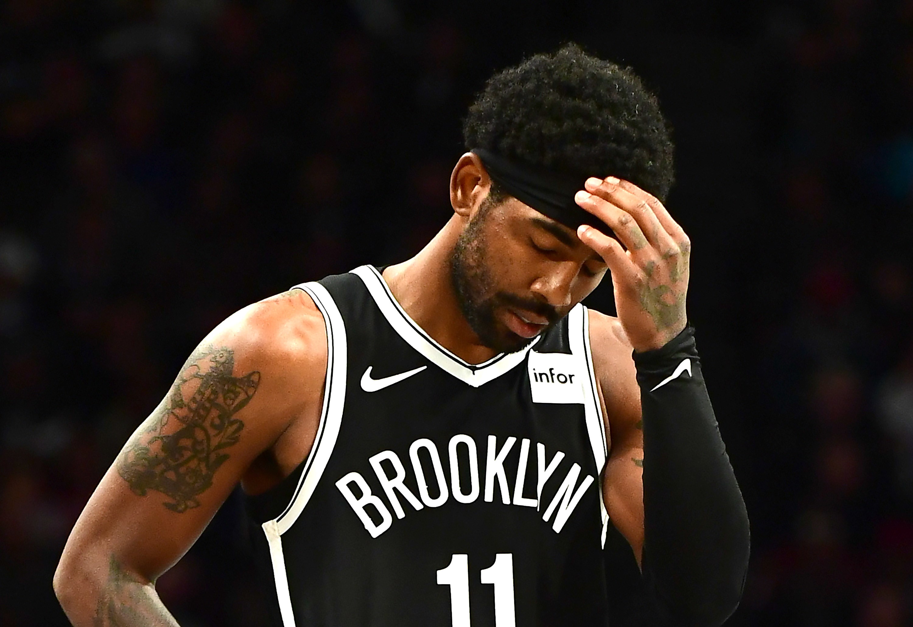 Pemain Brooklyn Nets Kyrie Irving