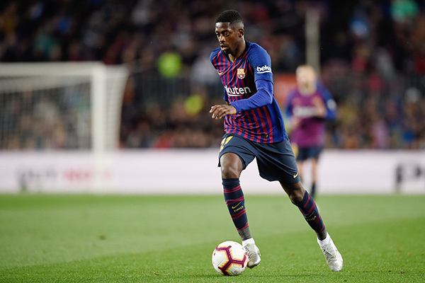 Striker Barcelona Ousmane Dembele 