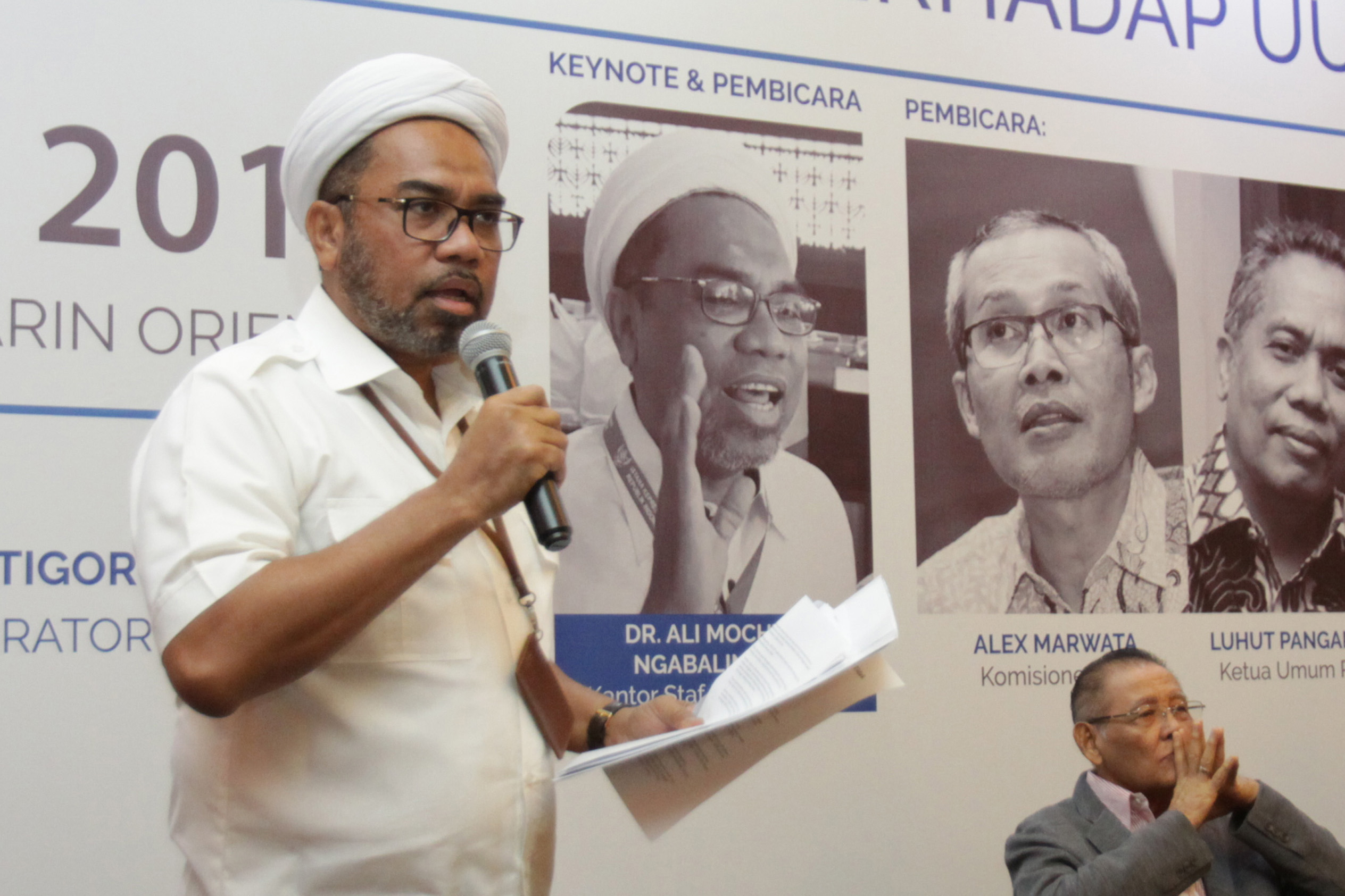 Tenaga Ahli Kantor Staf Kepresidenan (KSP) Ali Mochtar Ngabalin.