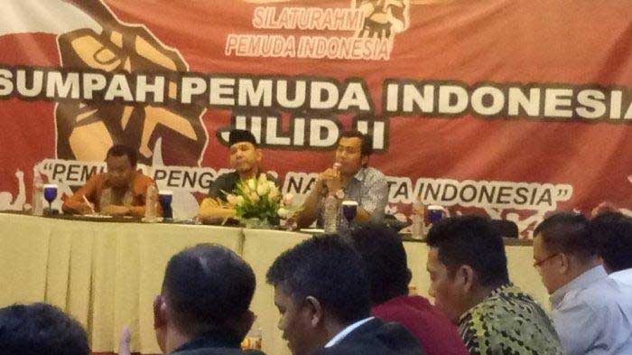 Puluhan pimpinan Organisasi Kemasyarakatan Pemuda (OKP) berkumpul di Paledang, Bogor, Jawa Barat, Selasa (8/10/2019)    Artikel ini telah ta