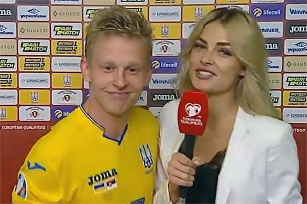  Zinchenko dan kekasihnya Vlada Sedan