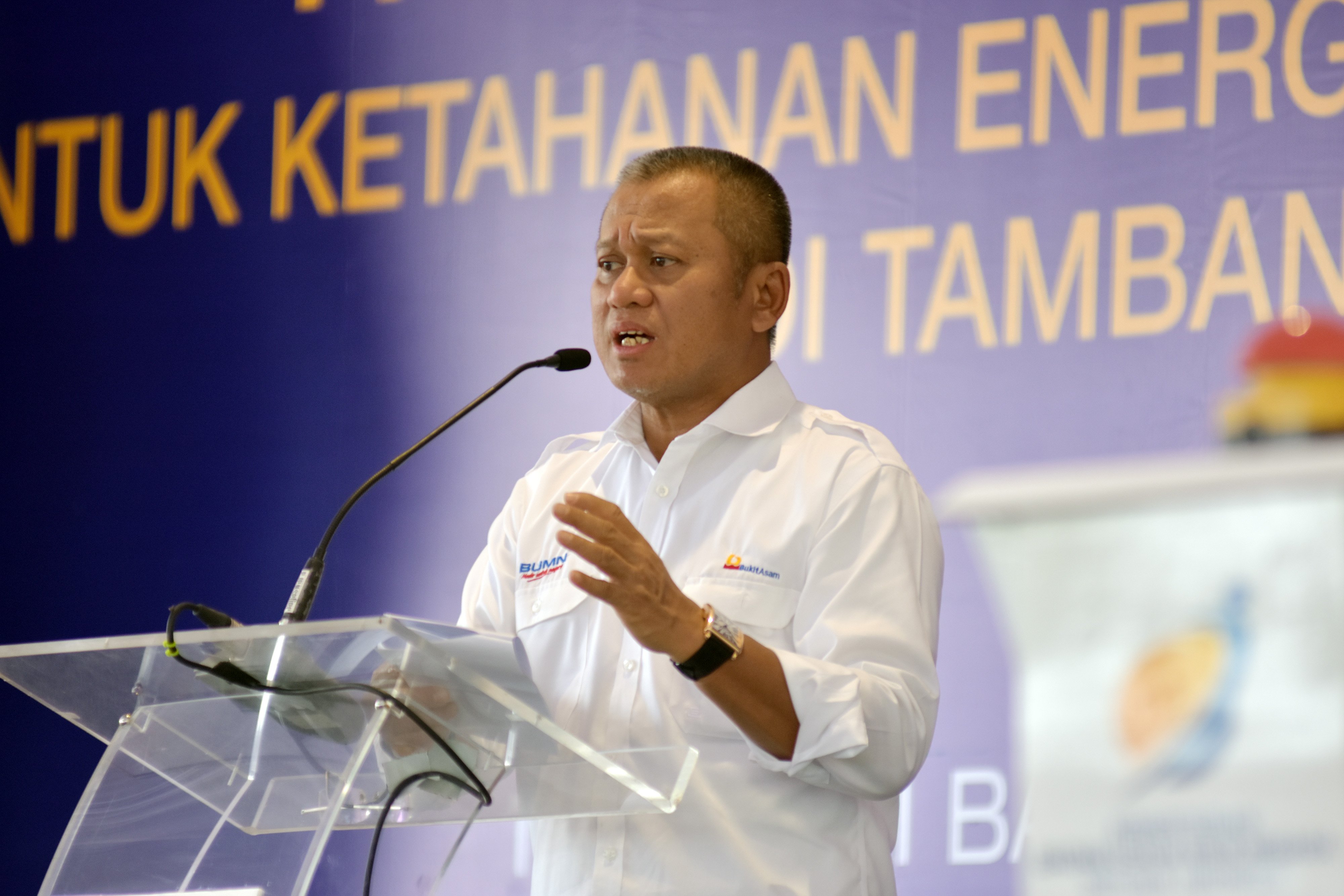 Direktur Utama Bukit Asam Arviyan Arivin