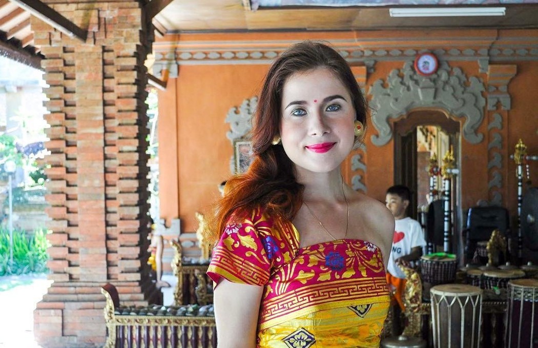 Tatiana Gromenkou, gadis Rusia yang pernah kuliah dan tinggal di Indonesia.