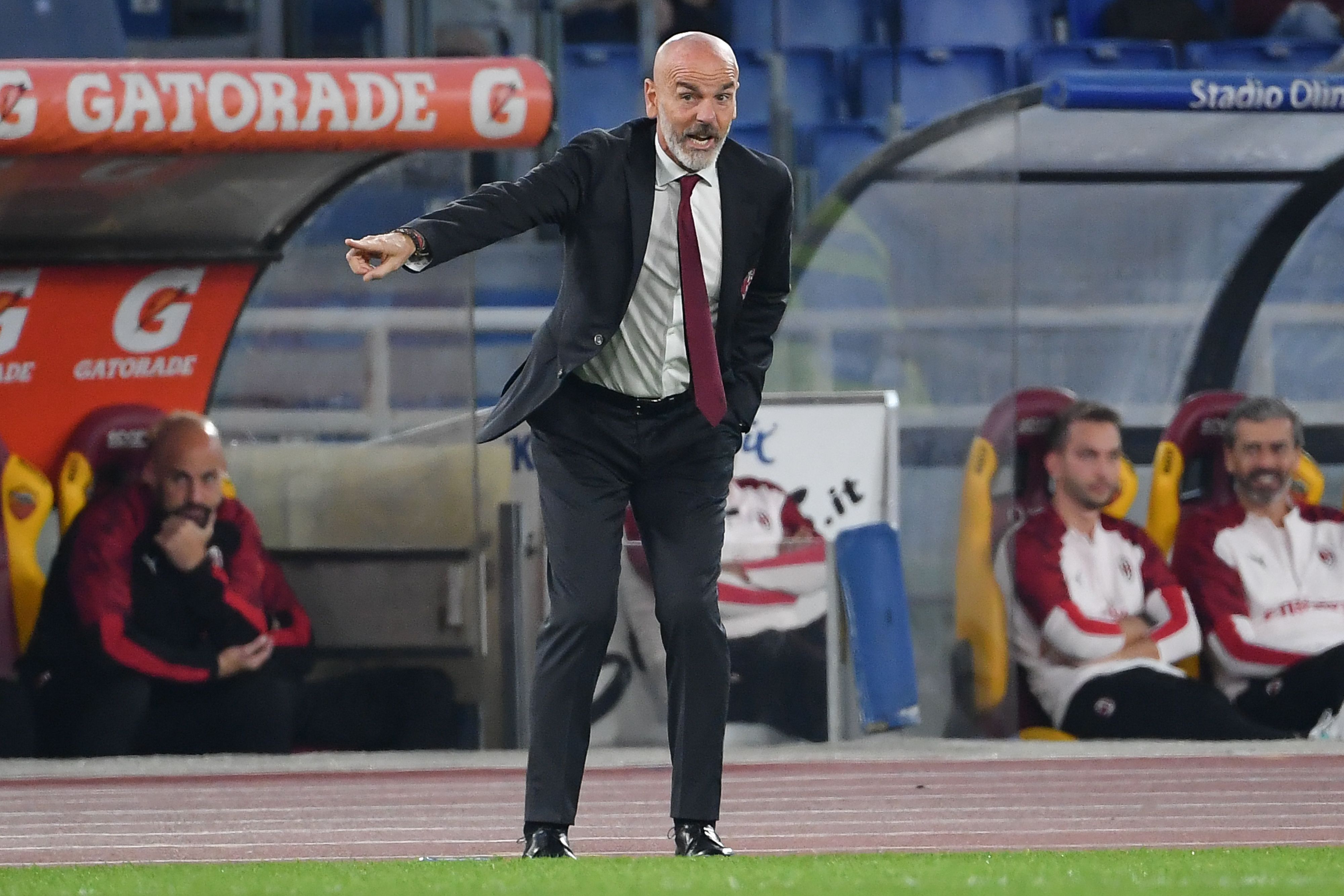 Pelatih AC Milan Stefano Pioli