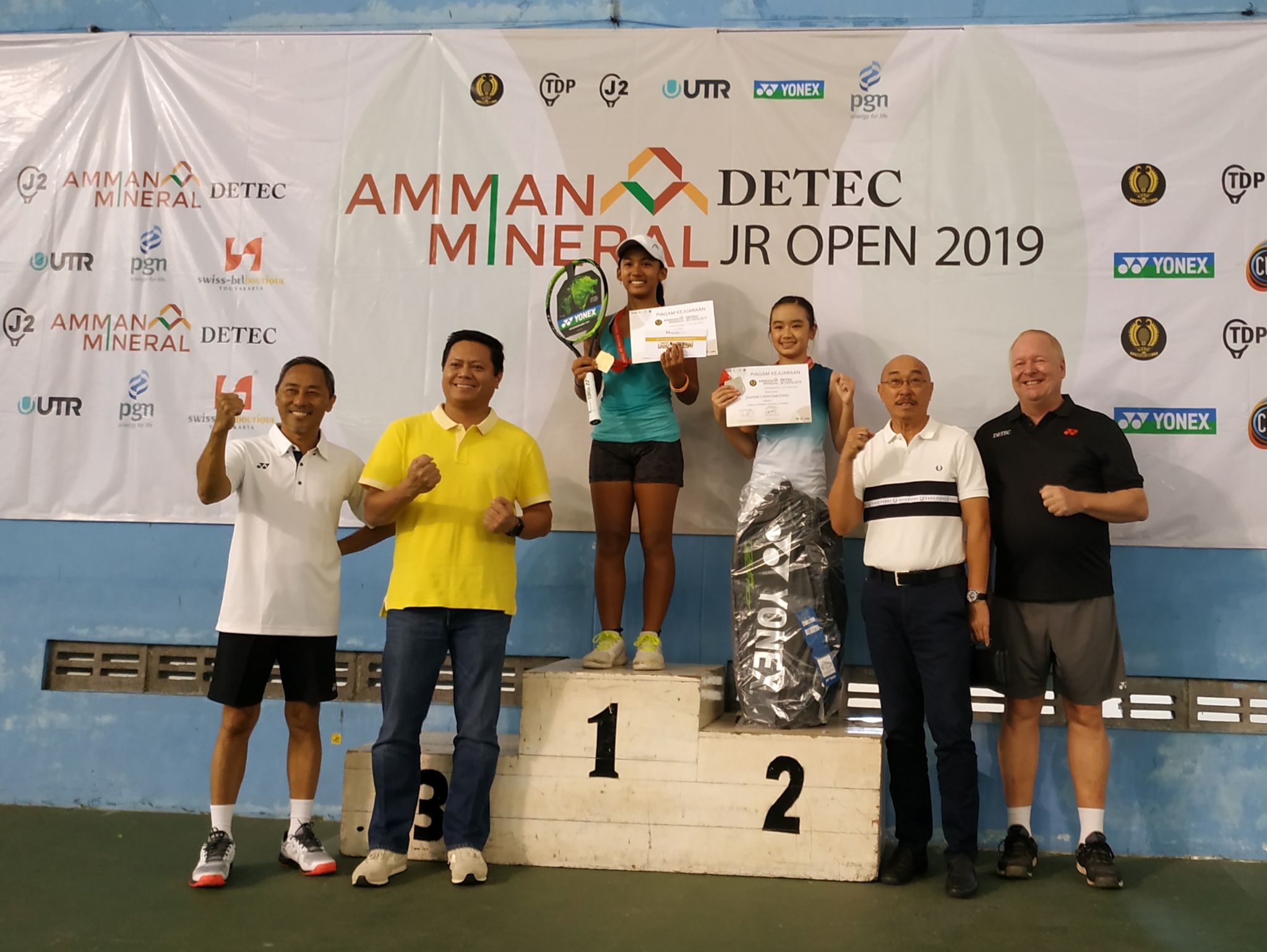  Founder Detec, Deddy Prasetyo, Presiden Direktur Amman, Rachmat Makkasau, Wakil Ketua Umum PP Pelti, Sutikno Muliadi,  