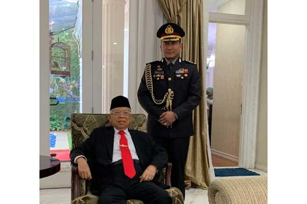 Kapolresta Tangerang Kombes Sabilul Alif menjadi ajudan Wakil Presiden KH Ma