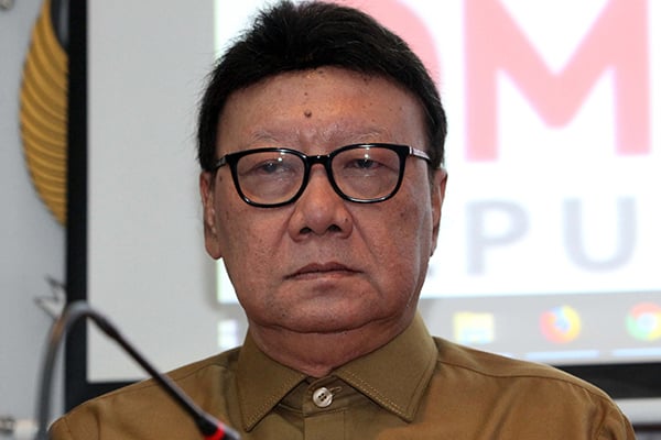 Menteri Dalam Negeri Tjahjo Kumolo