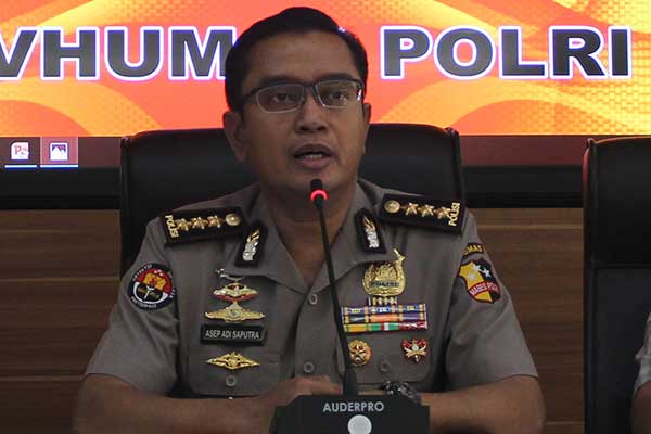 Kepala Bagian Penerangan Umum (Kabag Penum), Kombes Pol Asep Adi Saputra.