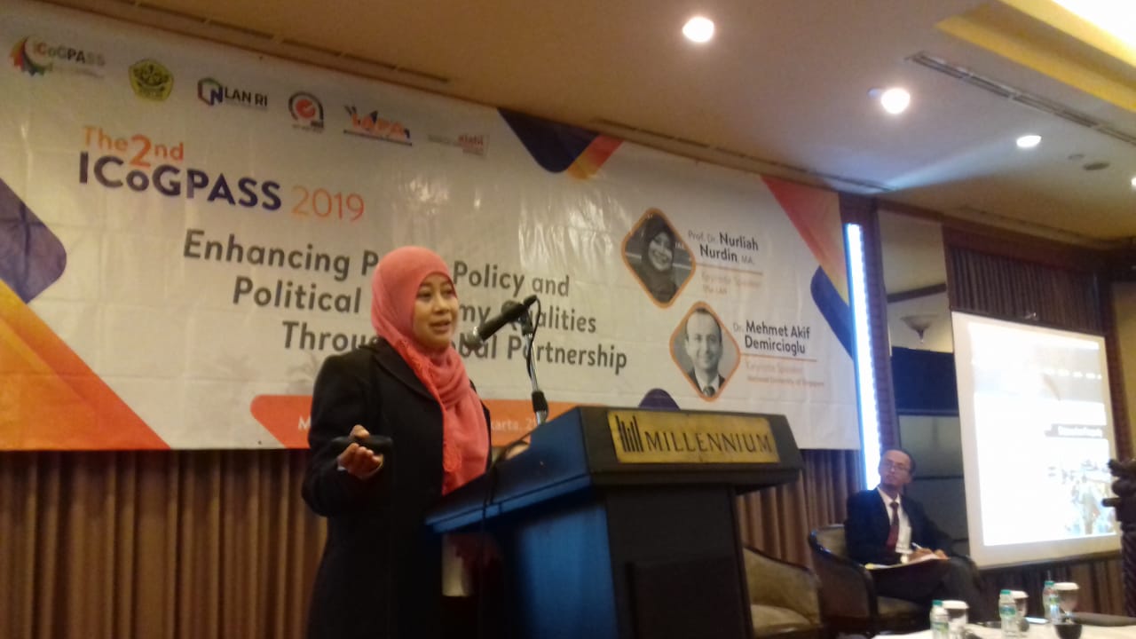 Kepala STIA LAN Jakarta Prof Dr Nurliah Nurdin