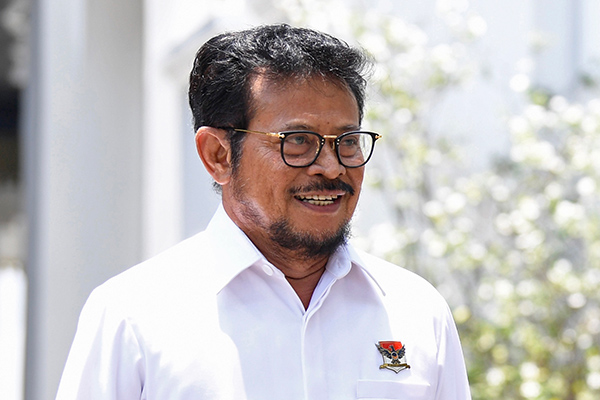 Menteri Pertanian dalam Kabinet Indonesia Maju, Syahrul Yasin Limpo