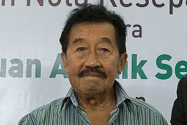 Ketua Umum PB PASI (Persatuan Atletik Seluruh Indonesia) Bob Hasan