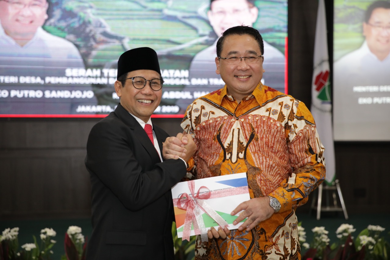 Resmi Dilantik, Abdul Halim Iskandar Sertijab Mendes PDTT