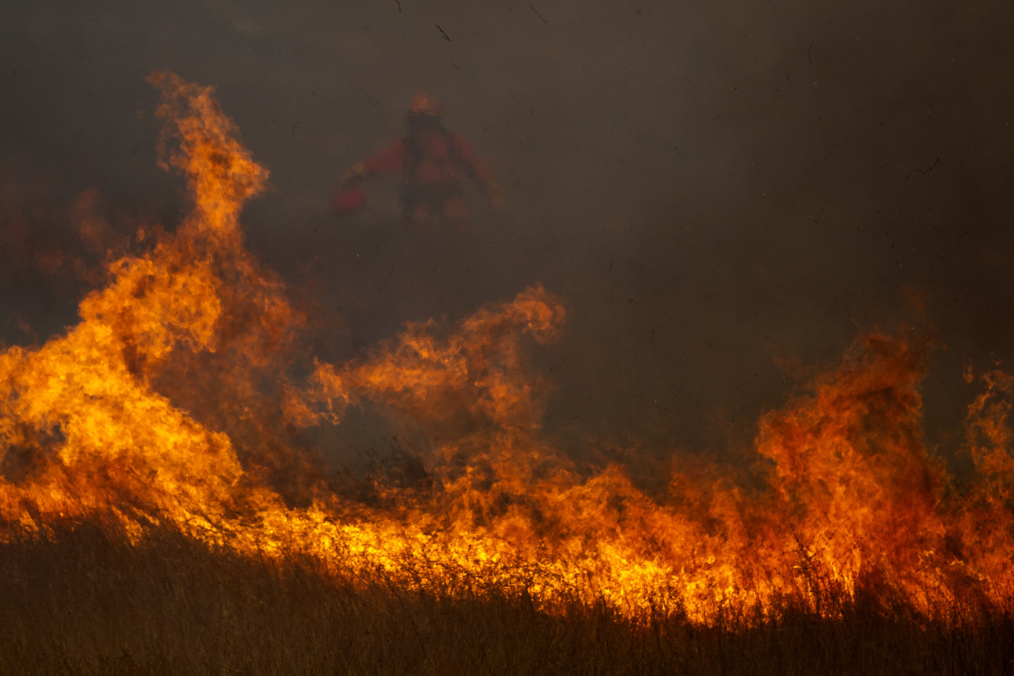 Kebakaran dekat Simi Valley California